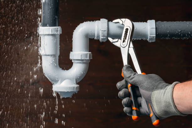 Professional Drain Cleaning technician working in Burlington, IN
